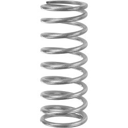 SPEC® C0600-072-2500-M Compression Spring, 0.46 in Inside Dia, 0.6 in Outside Dia, 1.83 in Wire, 2.5 in Overall Length, Carbon Steel
